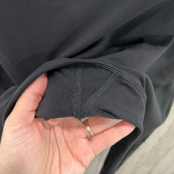 SPANX Every Wear Active High Rise Gloss Pocket Leggings Womens L Very Black - Picture 4 of 9